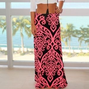 Printed Maxi skirt